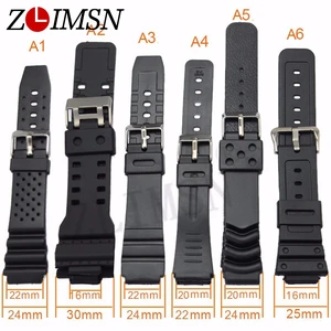Резиновые ремешки ZLIMSN для часов casio, силиконовый ремешок EF, сменные электронные спортивные ремешки для часов