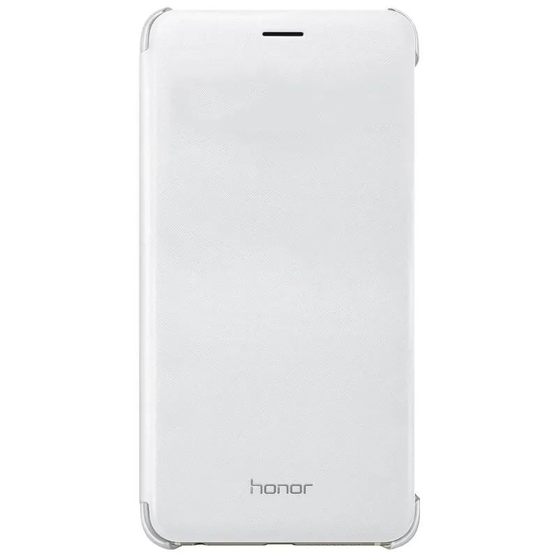 Кожаный чехол для huawei Honor 8 lite, защитный чехол с окошком для просмотра, умный чехол
