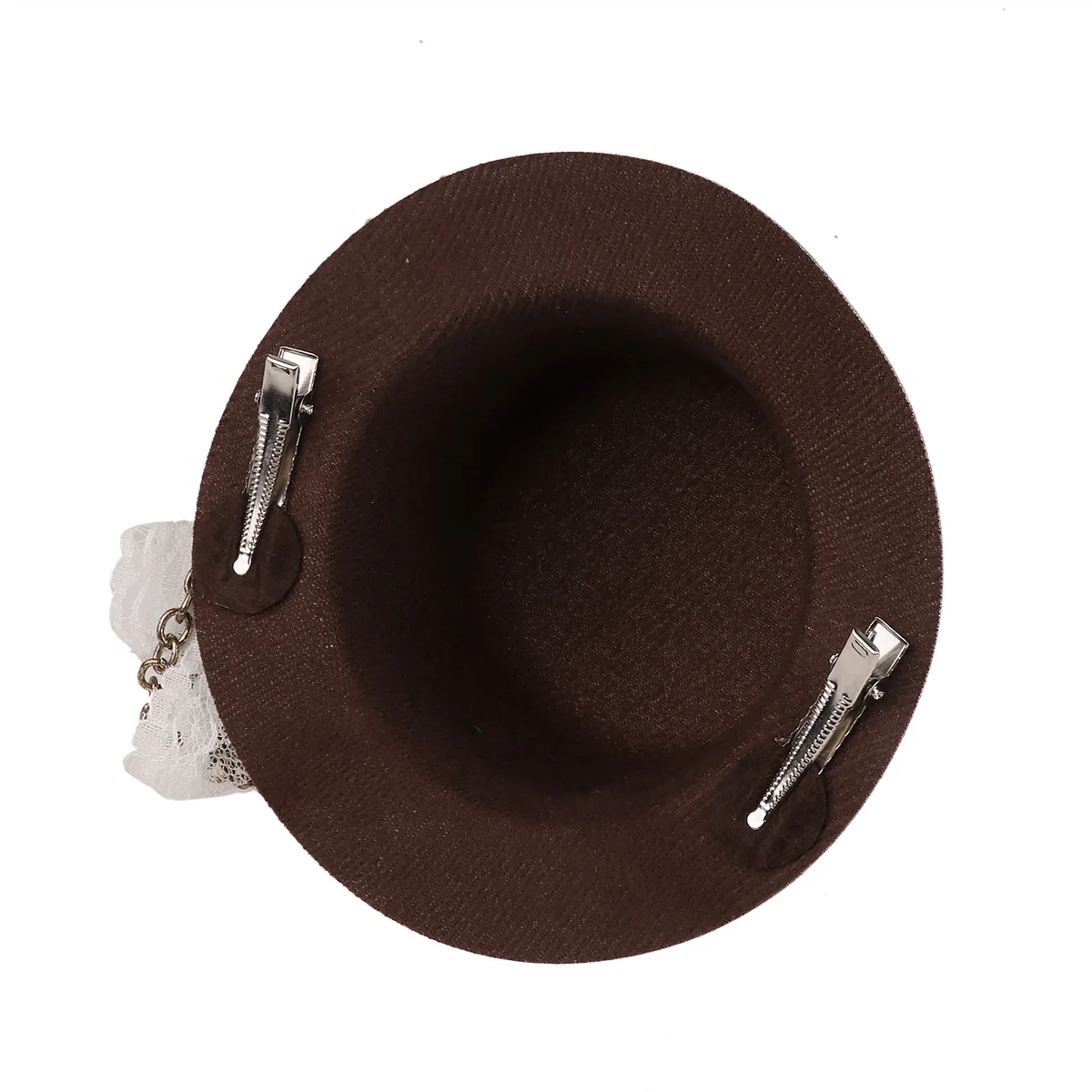 Мини топ в викторианском стиле головной убор стимпанк викторианской готики для