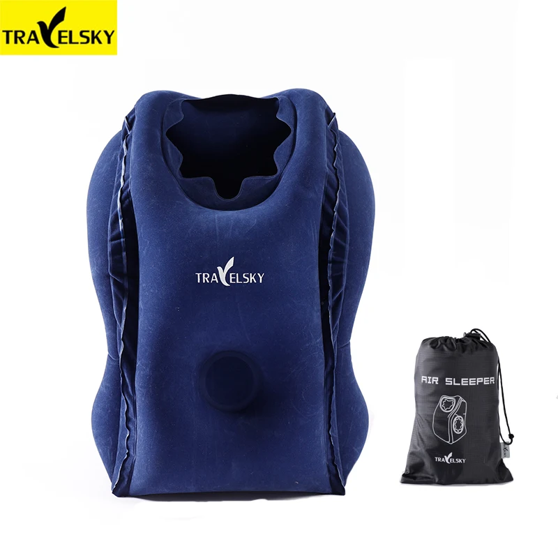 Надувная портативная подушка для путешествий мягкие надувные дорожные подушки