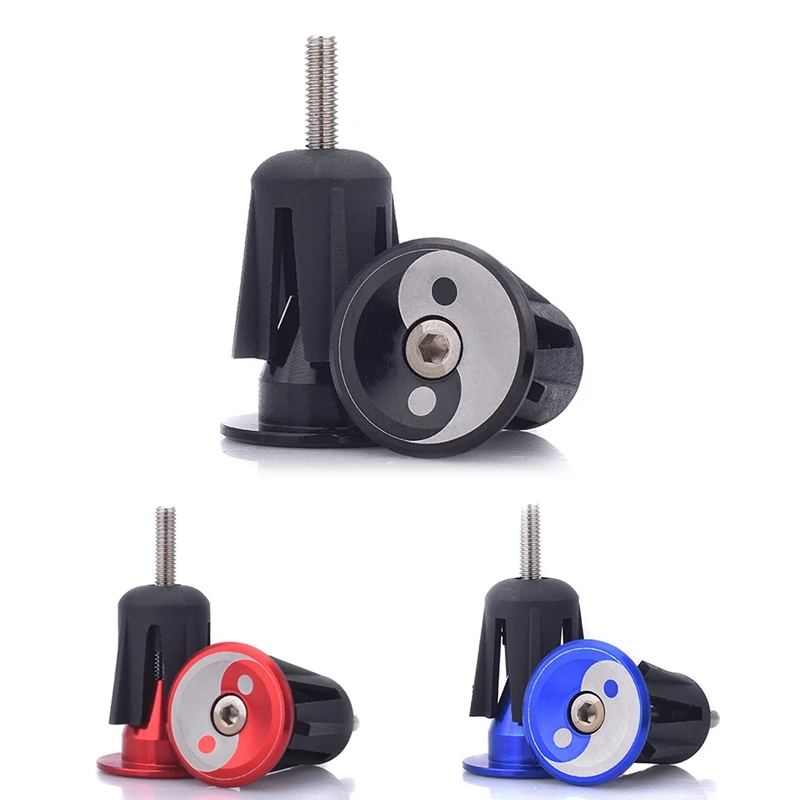 1 пара велосипедный руль Кепки конец Вилки велосипед Алюминий Руль Высокое