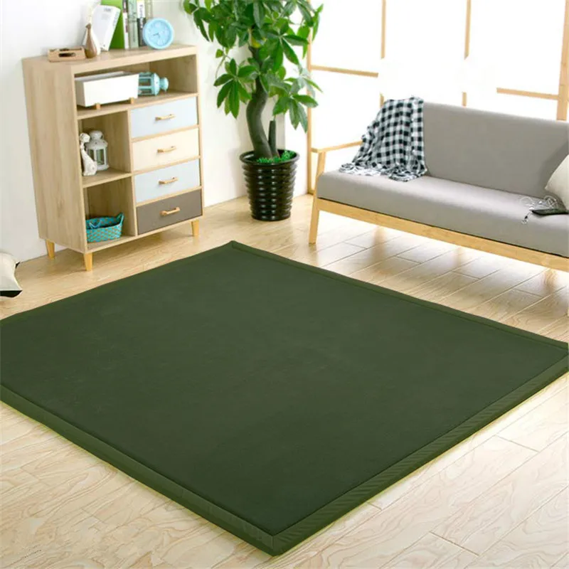 Новинка 2019 коралловый бархатный ковер в японском стиле с татами прикроватное