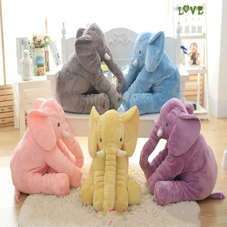 

Plush Toys Elephant Pillow Blanket Baby Sleeping Comfort Dolls Cushion For Children
