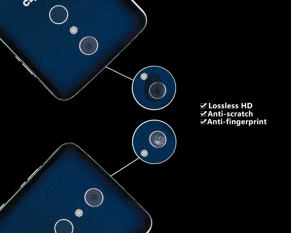 Подлинная 2.5D Защитная пленка для задней камеры из закаленного стекла ZTE Blade X Max 6 0