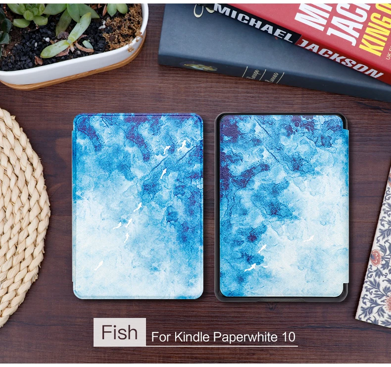 WALNEW из искусственной кожи чехол для Amazon Kindle Paperwhite(10 поколение) 6 дюймов крышка электронной книги Smart Auto Sleep/Wake