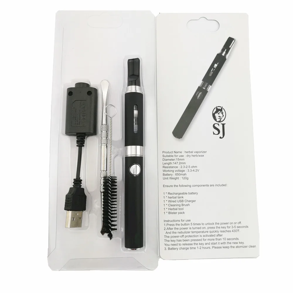 evod mt3 dry herb vaporizer electronic cigarette kit with tank atomizer 510 thread 650mah Battery pen ago g5 | Электроника