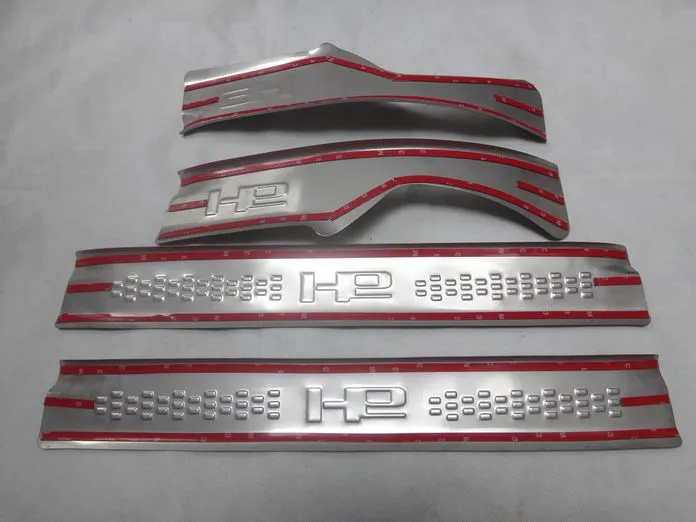 

High quality stainless steel inside Scuff Plate/Door Sill For 2011-2014 Great Wall Haval/Hover H6 Car-styling Car-covers