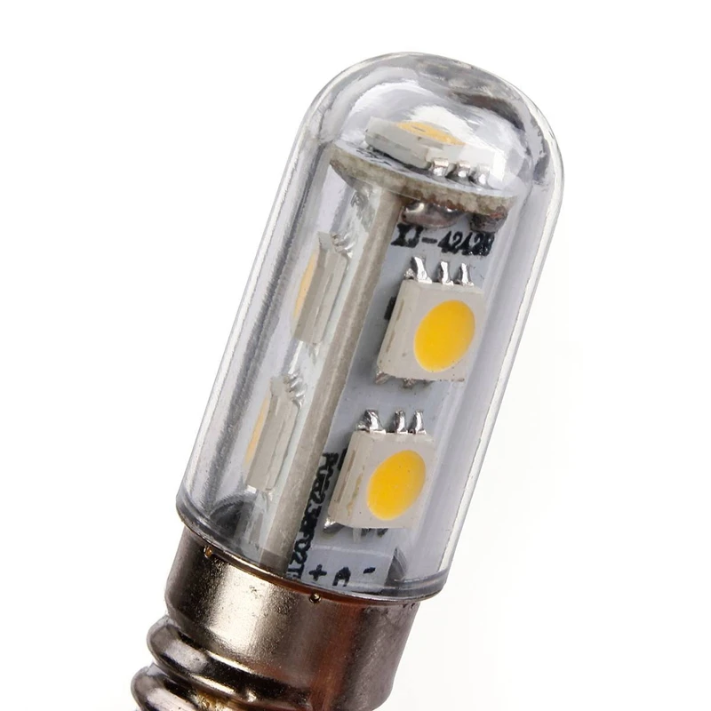 8 шт. E14 1 Вт светодиодные лампочки для холодильника 7 Smd 5050 теплый белый цвет 15