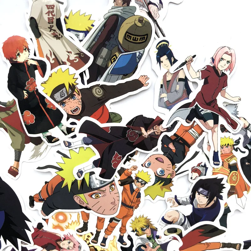 Мультяшная наклейка 63 naruto Grafii для ноутбуков скейтбордов Macbook чемоданов на