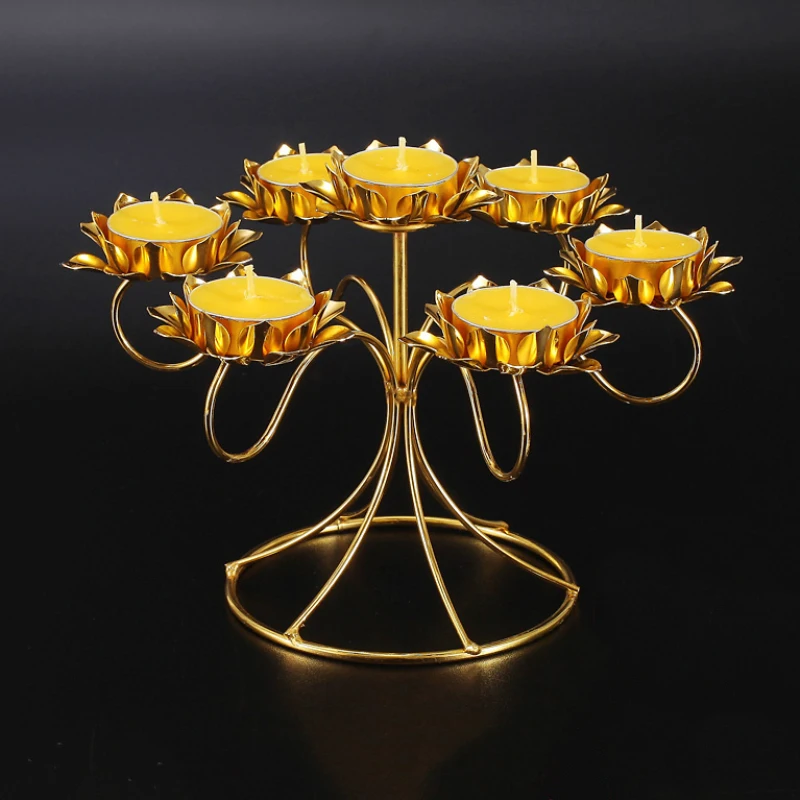 Собранная масляная ароматическая лампа из нержавеющей стали подсвечники в стиле