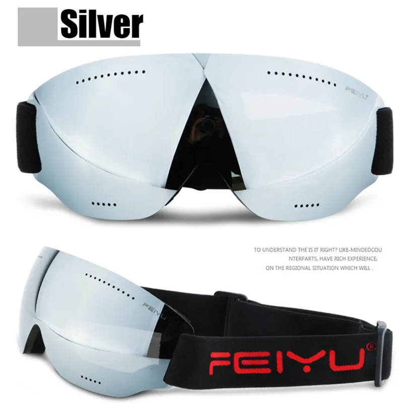 Kids Adult Ski Goggles Snowboard Anti-fog Gafas Motocross men/women Sport Snow Skating | Спорт и развлечения