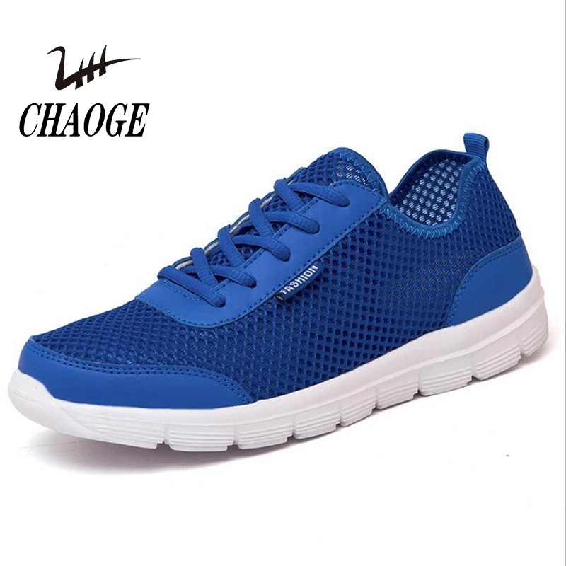 2017 Летние сплошной цвет сетки обувь для мужчин и женщин дышащие чистая
