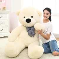 1pc 80100cm cute teddy bear plush toy stuffed soft bear animal plush pillow for kids girlfriend birthday valentines gift