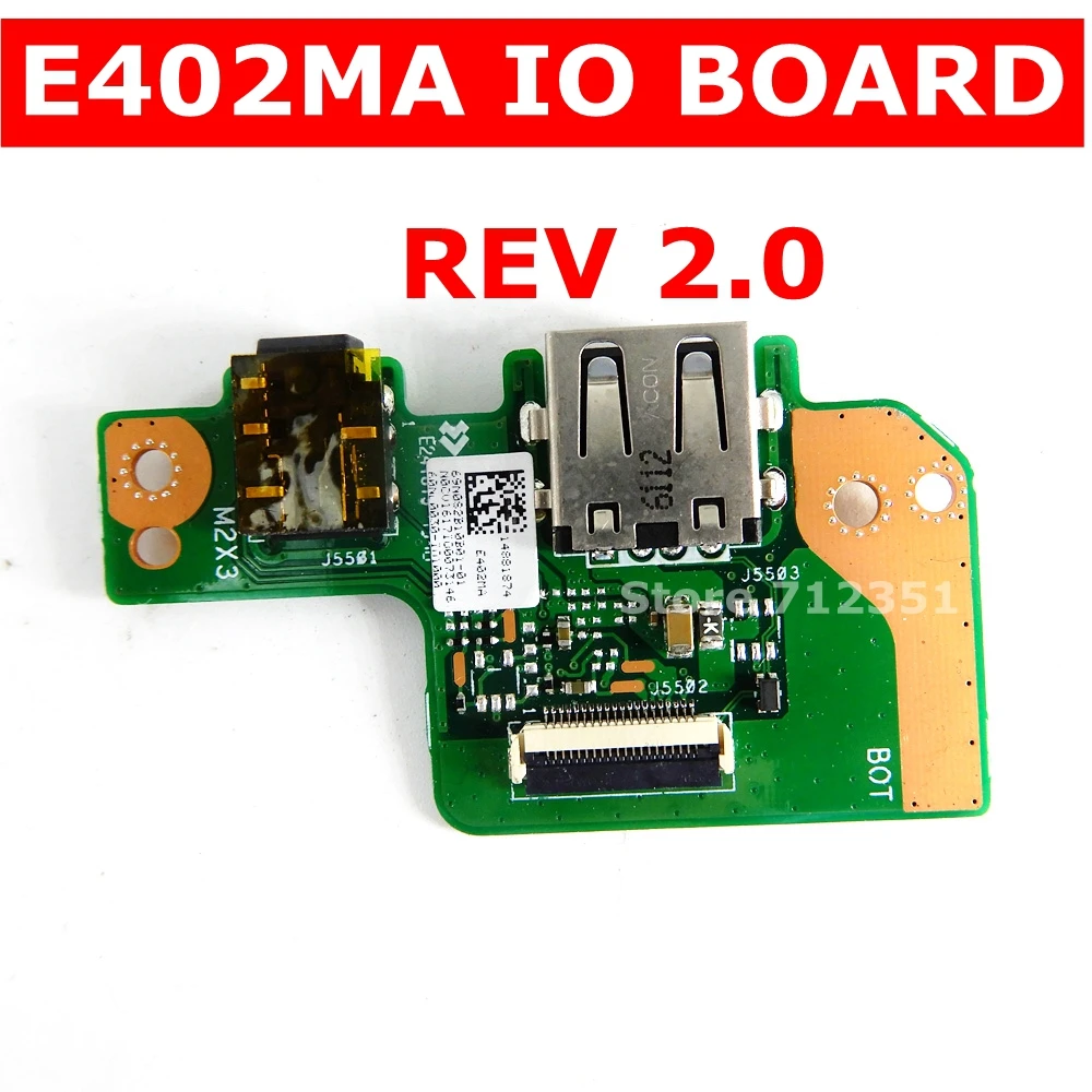E402MA IO_BOARD REV 2 0 для ASUS EeeBook E402M E502M E502MA материнская плата ноутбука IO Плата USB аудио