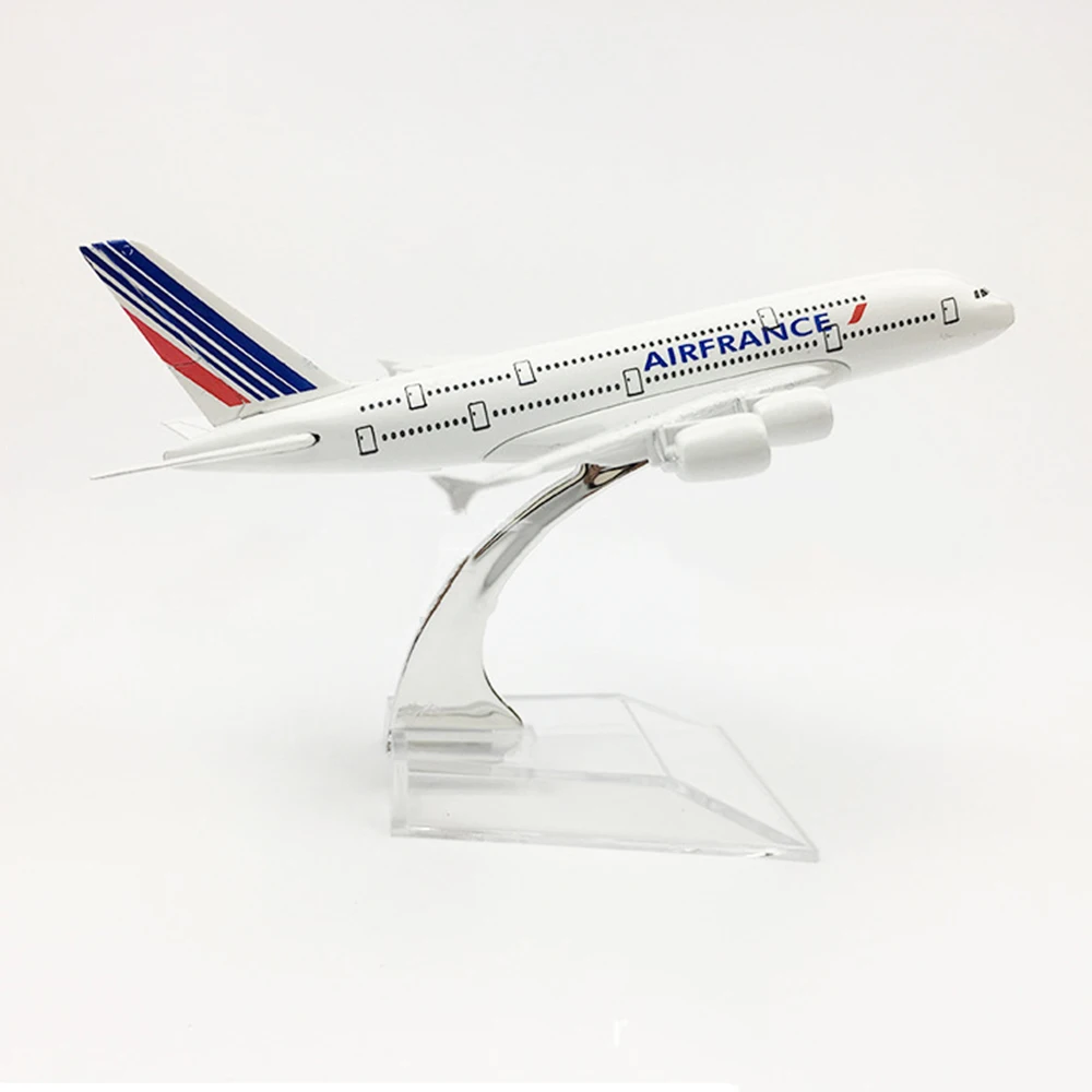 1/400 масштаб самолета Airbus A380 Air France 16 см модель из сплава игрушки для детей подарок