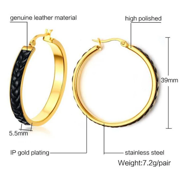 Китай Заводская Trendsetter Jewelry Нержавеющая сталь клуб Хип-хоп серьги Цитата Для