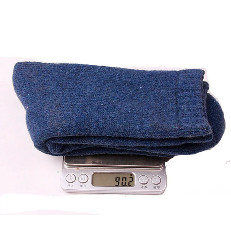 Мужские зимние кашемировые носки ZOOB MILEY черные теплые толстые шерстяные в