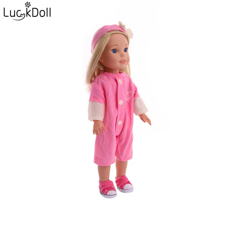 LUCKDOLL Красивые милые паджаматы ручной работы для 14 5 дюймов аксессуары кукол