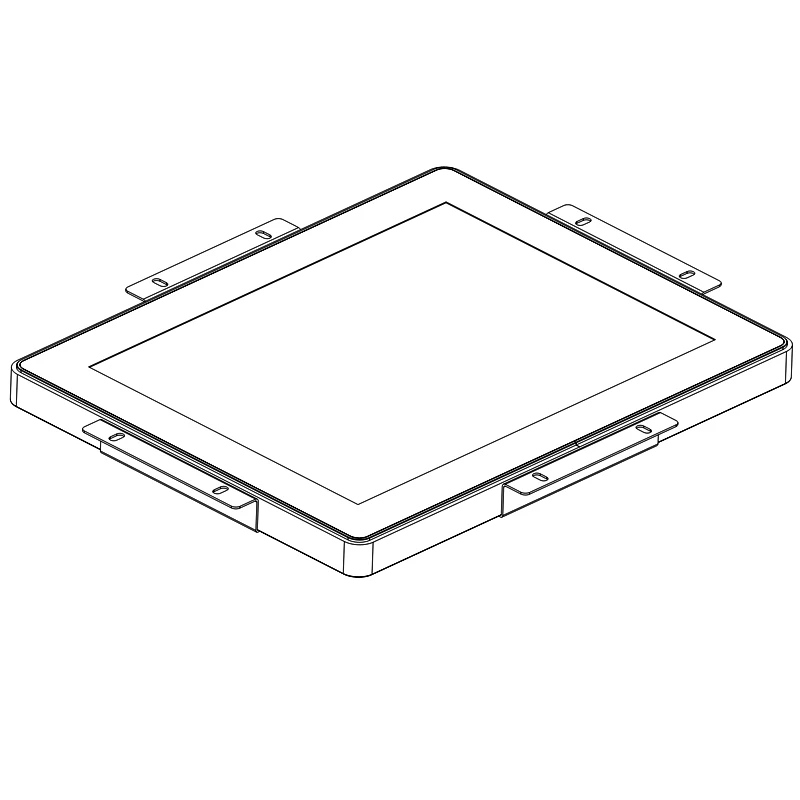 Obeytec 12 1 дюймов промышленный емкостный сенсорный монитор с открытой рамкой экран
