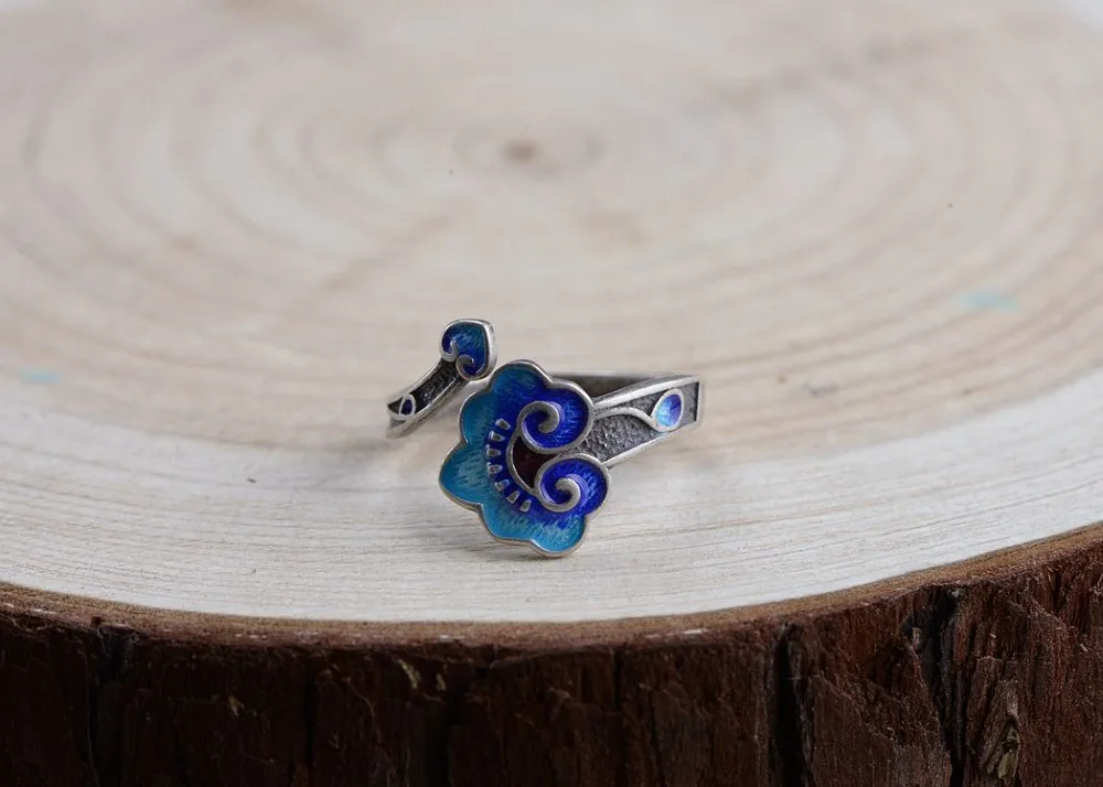 BALMORA cloisonné-набор стильной бижутерии для женщин леди любовник кольцо для серьг и ожерелья набор нежных ретро ювелирных изделий SY22270