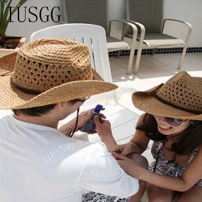 

Модная Повседневная шляпа унисекс с широкими полями, шляпа от солнца, однотонная открытая пляжная шляпа цвета хаки, бежевого, коричневого ц...