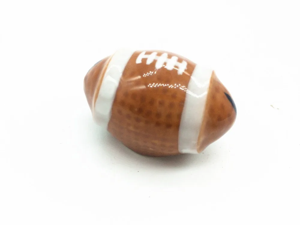 Керамическая ручка для детской комнаты в форме футбольного мяча с рисунком виде