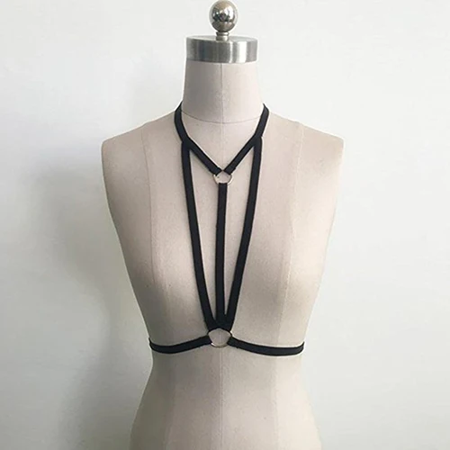 Пикантные Для женщин повязка жгут Эластичный ремешок клетке Strappy Выдалбливают