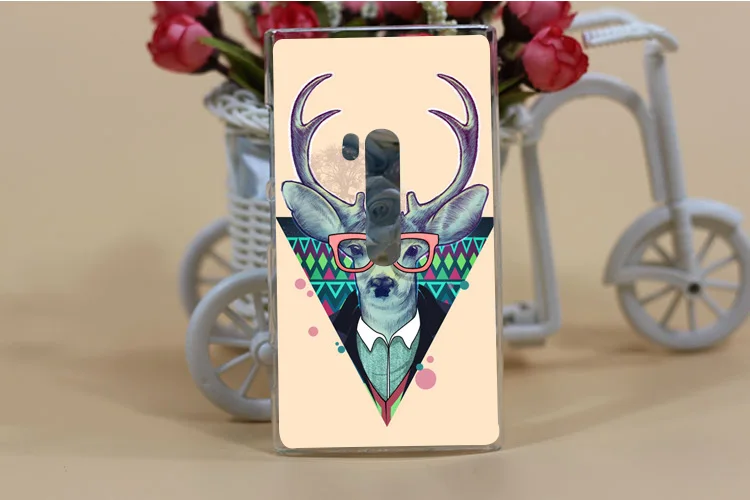 Новый diy окрашены красочный чехол в виде животного для Nokia Lumia 920 жесткий Пластик
