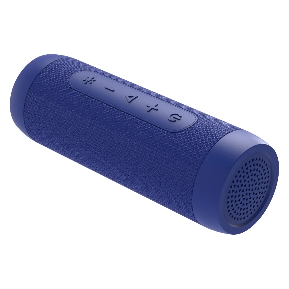 Blue Zealot S22 Бумбокс Мини USB портативный Bluetooth динамик fm-радио беспроводной динамик со светодиодным фонариком+ внешний аккумулятор, поддержка TF карты - Цвет: Blue