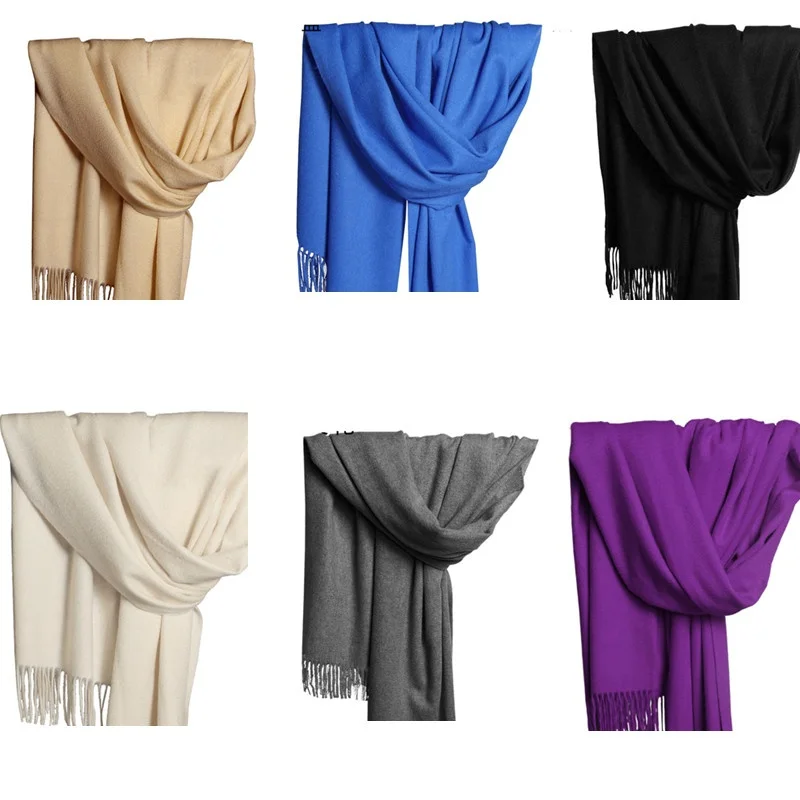 Scarves and Wraps Cashmere Wool Wedding Party Wrap Shawl for Women Pashmina Soft Scarf |