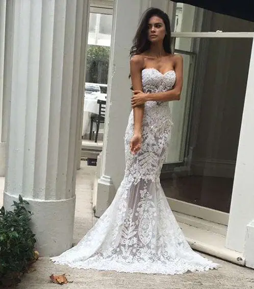 2019 Сетчатое облегающее платье из кружева женское с открытыми плечами Черное