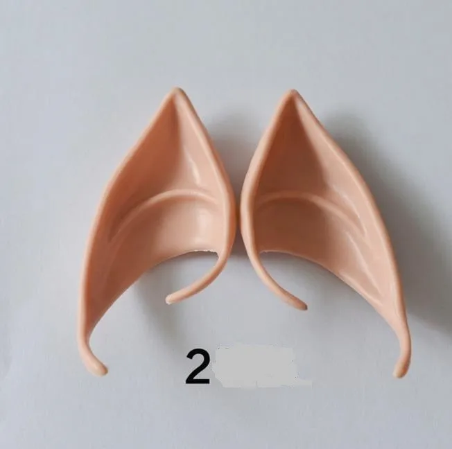 Elf Ears Fairy Vulcan Alien Cosplay Halloween Fancy Dress Costume Accessory Hobbit Pixie Ear Tips Latex party Cos props gift | Дом и сад