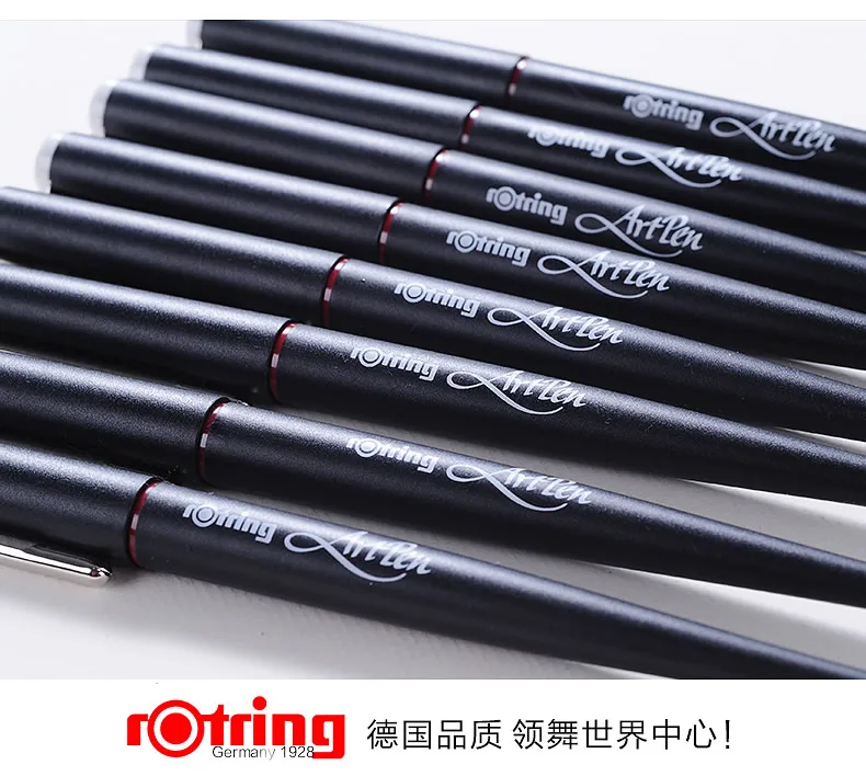 Германия rotring artpen параллельная художественная ручка эскиз рисунок каллиграфия ручка 8 Тип письма на выбор