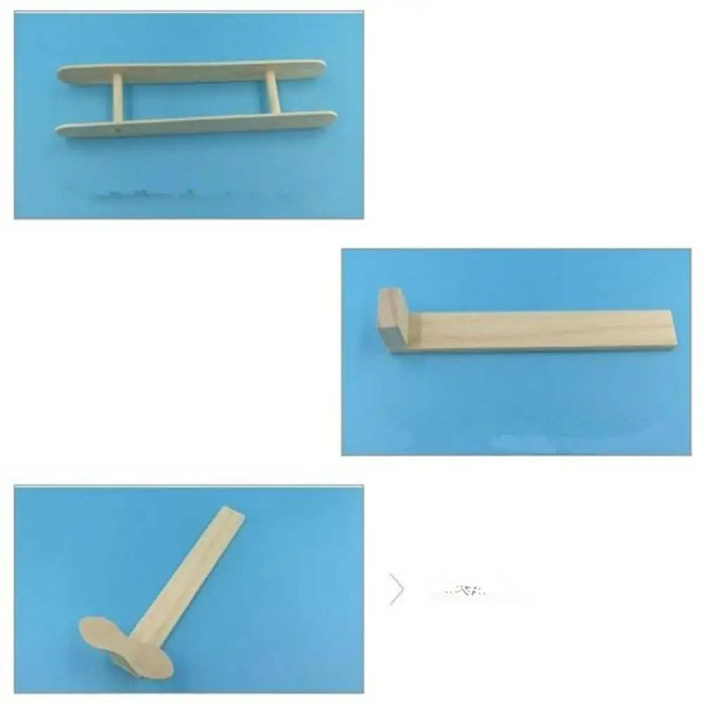 DIY Собранные деревянные электрические Самолеты планер модель самолета дети