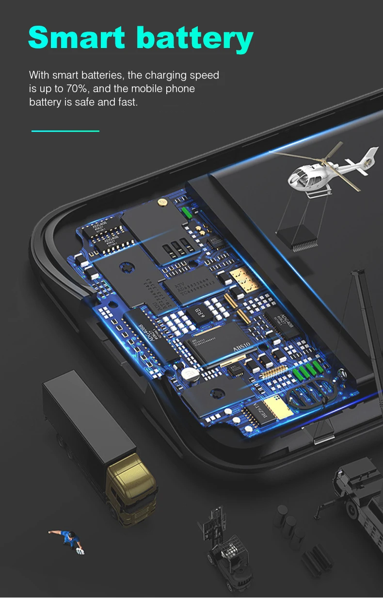 Чехол для аккумулятора для Xiaomi mi 8 8SE power Bank чехол для зарядного устройства для Xiao mi 6 6X мягкий чехол для зарядки power bank чехол для mi x 2