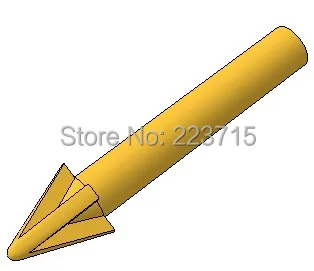 

*Harpoon Spike*Y6278 50pcs DIY enlighten block brick part No. 18041 Compatible With Other Assembles Particles