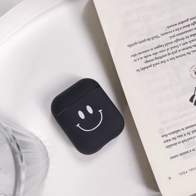 Жесткий чехол для наушников для Apple Airpods 1/2 противоударный чехол для Apple гарнитура для Airpods чехол s Матовый розовый защитный чехол для пары