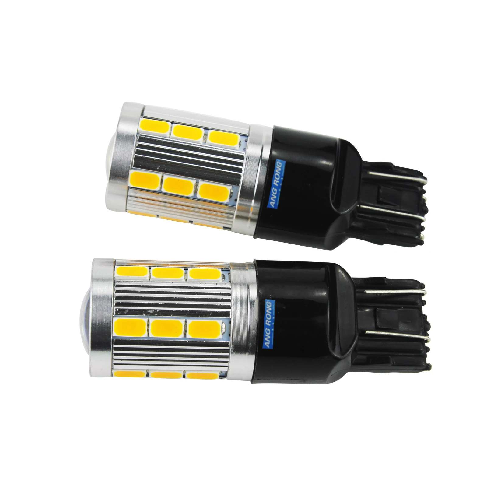 ANGRONG 2x Янтарный 7440 W21W T20 582 580 LED 6W Обратный Sidelight сигнал дневного света DRL|Сигнальная