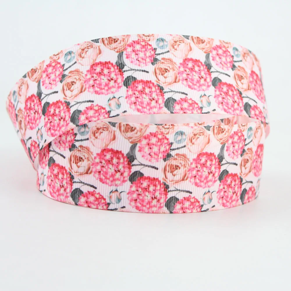 1 1/2 &quotс цветочным принтом grosgrain с декоративным рисунком и ленточной перемычкой
