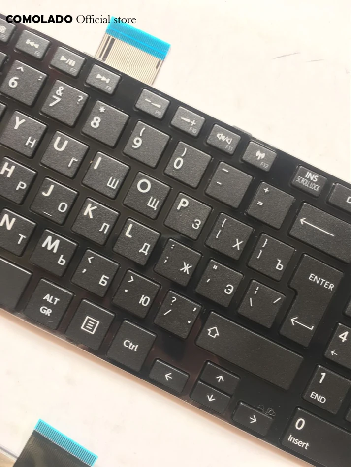 Русская клавиатура для Toshiba C75D L70 L75 S50 S55 C70 C70-A C70D C75 черная с рамкой клавиатуры