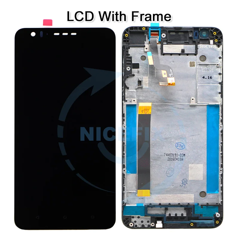 5 'для HTC Desire 825/10 Lifestyle LCD с рамкой экран дисплей сенсорным дигитайзером в сборе