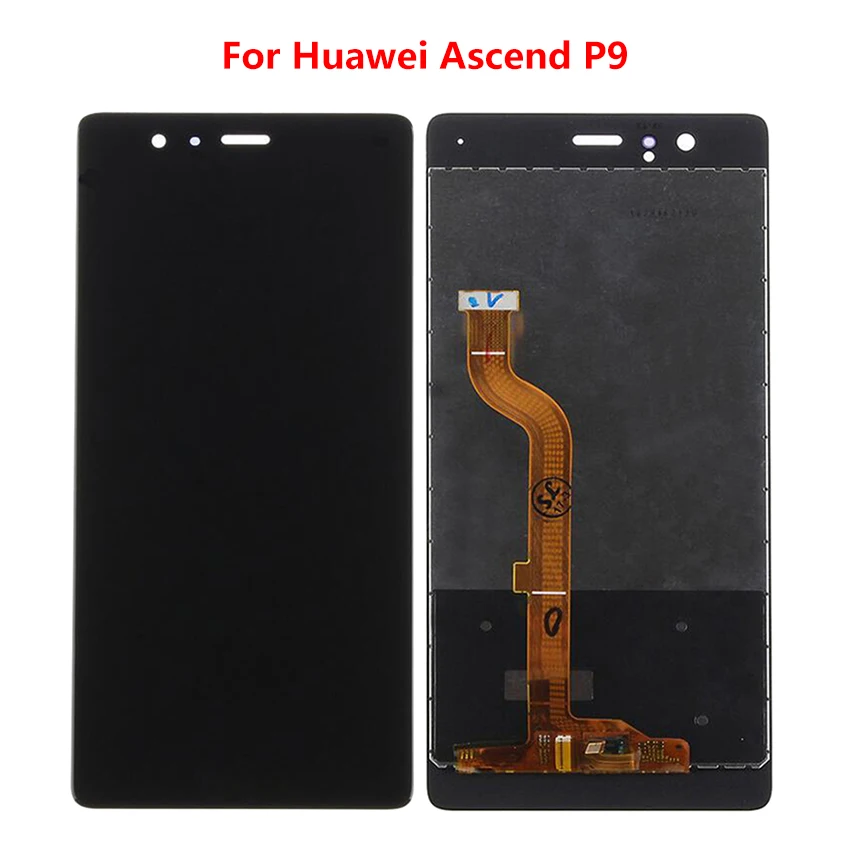 Для HUAWEI P9 дисплей сенсорный экран дигитайзер с рамкой для EVA L09 L19 ЖК ремонт|Экраны