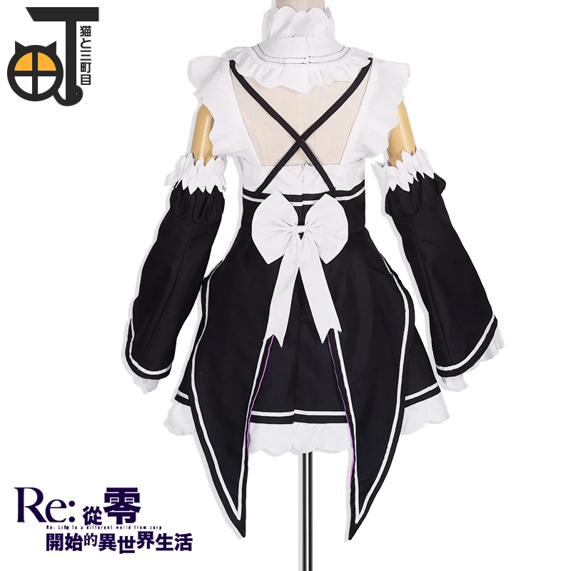 Re Life in a different world of zero Rem Ram карнавальный костюм сценическое платье для Хэллоуина