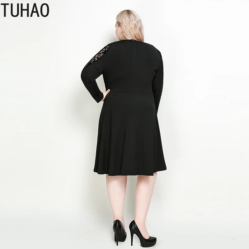 TUHAO летние женские платья сексуального размера плюс 7XL 6XL 5XL вечернее платье с