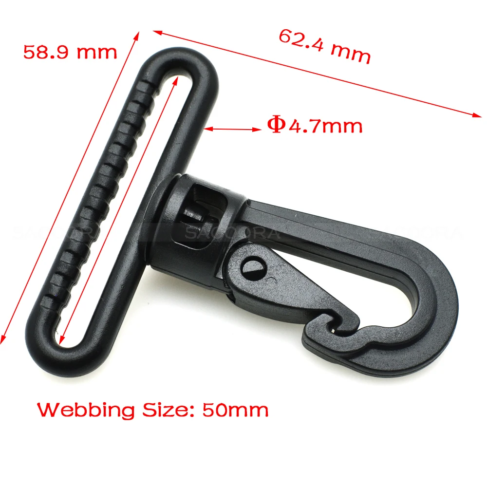 

Heavy hook Olecranon hook Plastic Snap Hooks Rocker Style For Backpack Strap Paracord Lanyard Buckles Webbing 25mm 30mm 32mm 38m