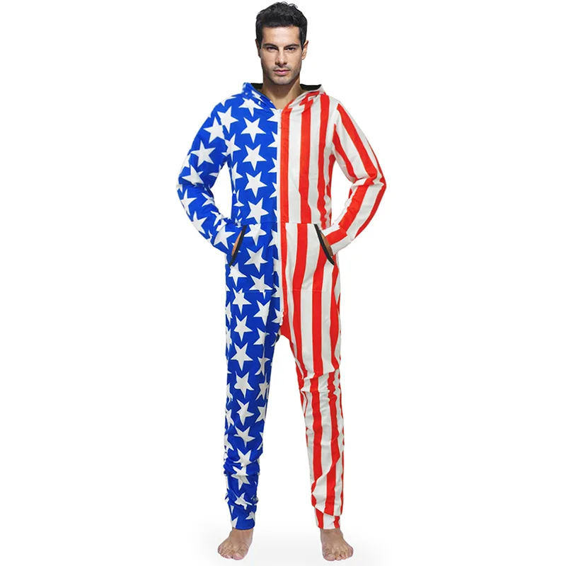 Повседневный спортивный комбинезон мужской с длинным рукавом свитер для сна