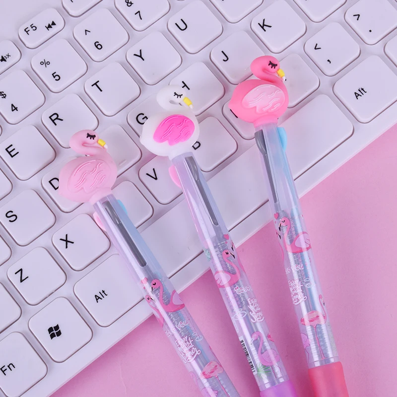 1x3 в 1 цветная шариковая ручка студенческие ручки для письма kawaii Канцтовары canetas