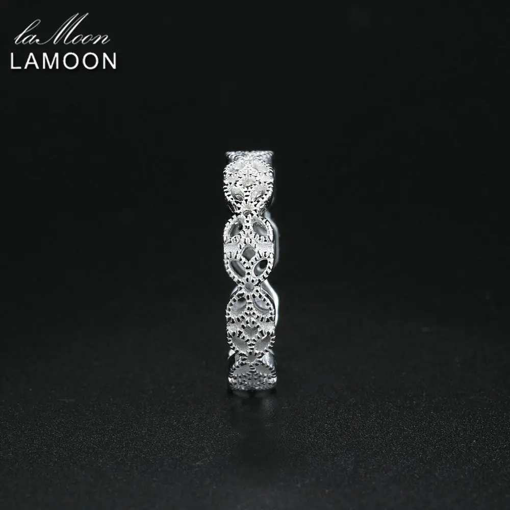 Женское кружевное регулируемое кольцо lumon романтичное из стерлингового серебра