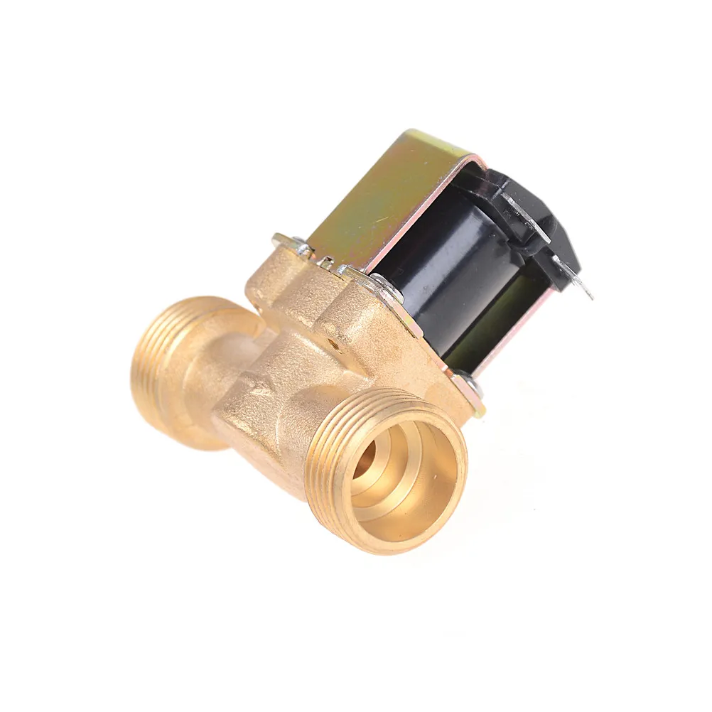 12 V DC, 220 V, 24V тонкий латунный Электрический электромагнитный клапан, газ, вода, воздух, нормально закрытый, 2 варианта, 2 положения, мембранные клапаны Mayitr