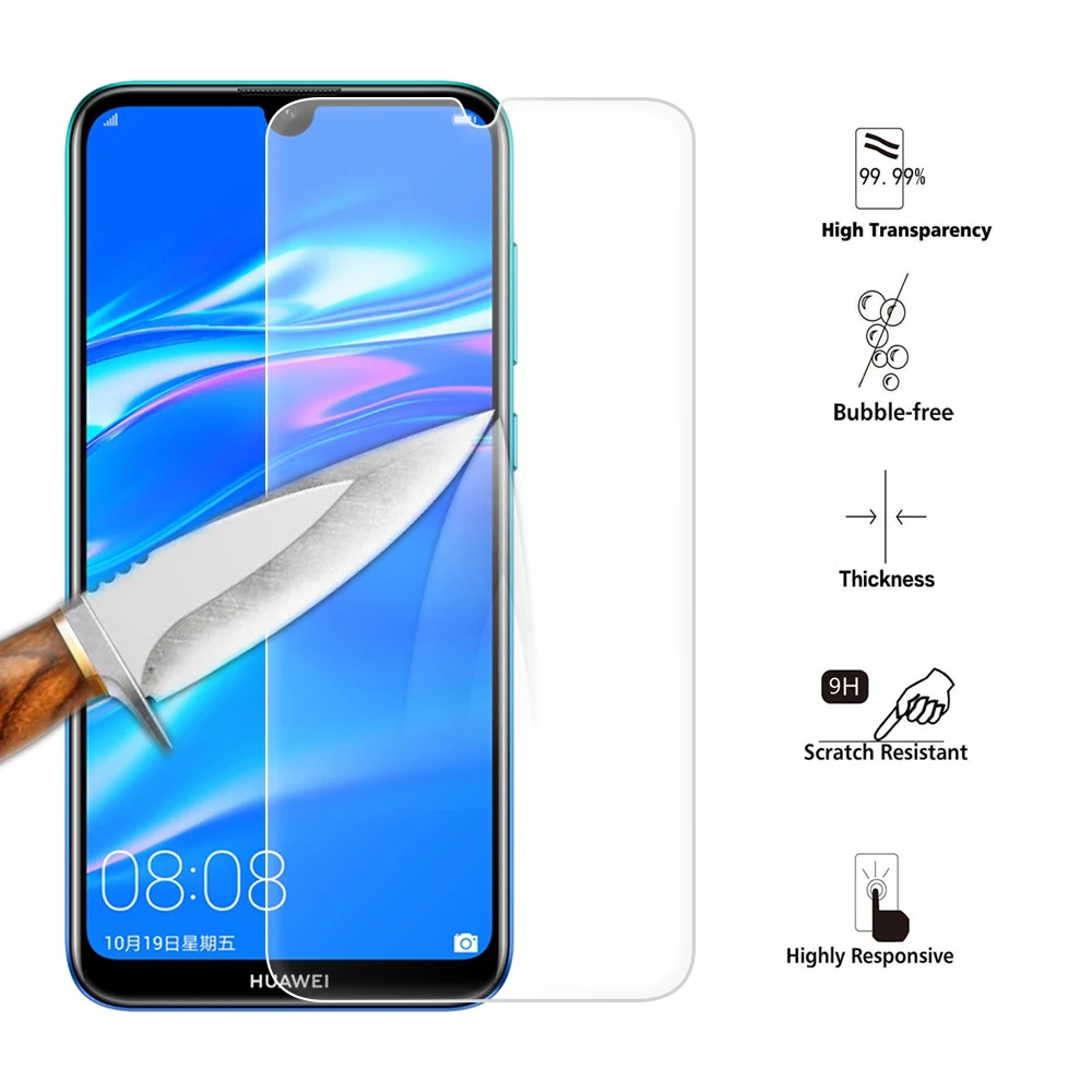 Для Y9 2018 HD тонкое закаленное стекло для huawei Y6 Y7 Y5 Nova 3 3i Lite 2S Prime Pro 2019 прозрачная